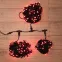 Гирлянда "LED ClipLight" 24V, 3 нити по 20 м, свечение с динамикой, цвет диодов Красный | 323-302 | NEON-NIGHT