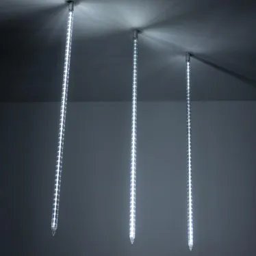 Светодиодная гирлянда ARD-ICEFALL-CLASSIC-D23-1000-CLEAR-96LED-LIVE WHITE (230V, 1.5W) | 026103 | Arlight
