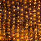 Гирлянда "Сеть" 2х1,5м, черный ПВХ, 288 LED ТЕПЛЫЙ БЕЛЫЙ | 215-026 | NEON-NIGHT