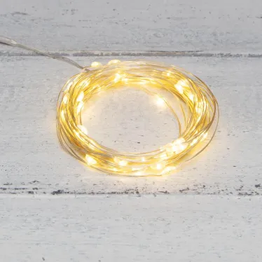 Гирлянда Роса 10 м, 100 LED, USB, теплое белое свечение | 315-976 | NEON-NIGHT