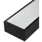 Светильник LED Geometria Block SPO-114-B-40K-036 36Вт 4000К 2800Лм IP40 1200х130х50 черный подвесной драйвер внутри