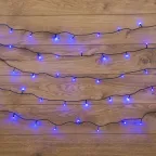                  Гирлянда "Твинкл Лайт" 6 м, темно-зеленый ПВХ, 40 LED, цвет: Синий | 303-023 | NEON-NIGHT
               