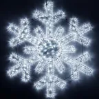 Фигура ARD-SNOWFLAKE-M11-1250x1200-604LED White (230V, 36.5W) (Ardecoled, IP65) | 034260 | Arlight