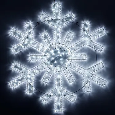 Фигура ARD-SNOWFLAKE-M11-1250x1200-604LED White (230V, 36.5W) (Ardecoled, IP65) | 034260 | Arlight