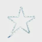                  Фигура световая "Звездочка LED" цвет белый, размер 30*28 см  | 501-211-1 | NEON-NIGHT
               
