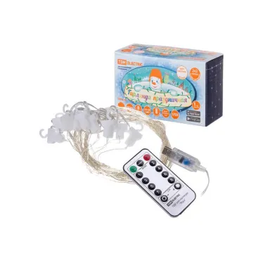 Гирлянда светодиодная "Роса - занавес" 2х2 м, 200LED, белый, ПДУ, USB, IP20 | SQ0361-0087 | TDM