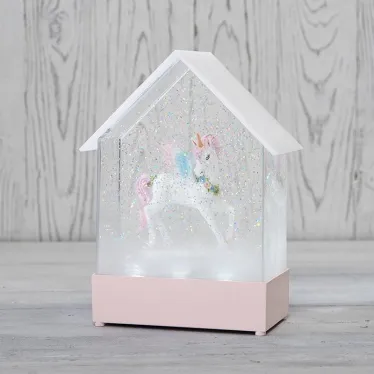 Декоративный светильник Единорог с конфетти и мелодией, USB | 501-186 | NEON-NIGHT