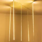                  Светодиодная гирлянда ARD-ICEFALL-CLASSIC-D12-1000-5PCS-CLEAR-120LED-LIVE WARM (230V, 11W) | 026055 | Arlight
               