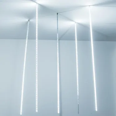 Светодиодная гирлянда ARD-ICEFALL-CLASSIC-D12-1000-5PCS-CLEAR-120LED-LIVE WHITE (230V, 11W) | 026054 | Arlight