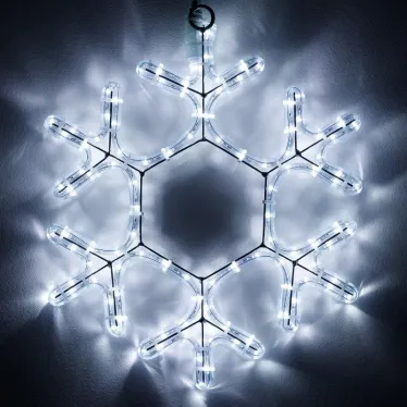 Фигура ARD-SNOWFLAKE-M7-450x375-108LED White (230V, 6.5W) (Ardecoled, IP65) | 034249 | Arlight
