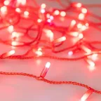Светодиодная гирлянда ARD-STRING-CLASSIC-10000-RED-100LED-MILK-FLASH Red (230V, 7W) (Ardecoled, IP65) | 031195 | Arlight