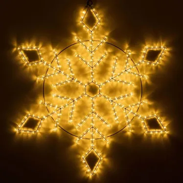 Фигура ARD-SNOWFLAKE-M9-900x900-360LED Warm (230V, 22W) (Ardecoled, IP65) | 034257 | Arlight