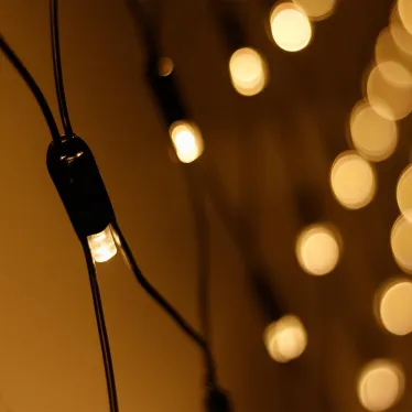 Светодиодная гирлянда ARD-NETLIGHT-CLASSIC-2000x1500-BLACK-288LED Warm (230V, 18W) | 024688 | Arlight