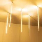                  Светодиодная гирлянда ARD-ICEFALL-CLASSIC-D12-500-5PCS-CLEAR-72LED-LIVE WARM (230V, 6W) | 026050 | Arlight
               