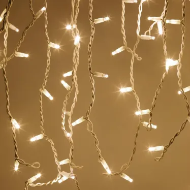 Светодиодная новогодняя гирлянда ERAPS-SP1 сеть 3 м тёплый белый свет 600 LED | Б0051893 | ЭРА
