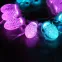 Ггирлянда " шишки в яичной упаковке" 10 RGB диодов ,   CL56   длина 4 м, шнур 2м, IP20 | 26821 | FERON