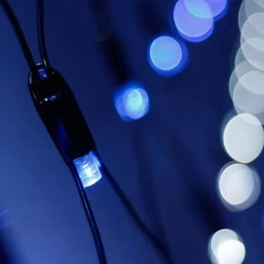 Светодиодная гирлянда ARD-NETLIGHT-CLASSIC-2500x2500-BLACK-432LED White/Blue (230V, 26W) | 024694 | Arlight