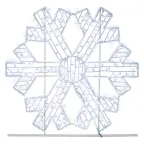                 Фигура светодиодная "Снежинка" 125х120см 200LED бел. IP65 | 501-359 | Neon-Night
               
