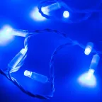                  Светодиодная гирлянда ARD-STRING-CLASSIC-10000-WHITE-100LED-STD BLUE (230V, 7W) | 025817 | Arlight
               