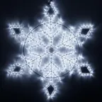 Фигура ARD-SNOWFLAKE-M9-900x900-360LED White (230V, 22W) (Ardecoled, IP65) | 034256 | Arlight
