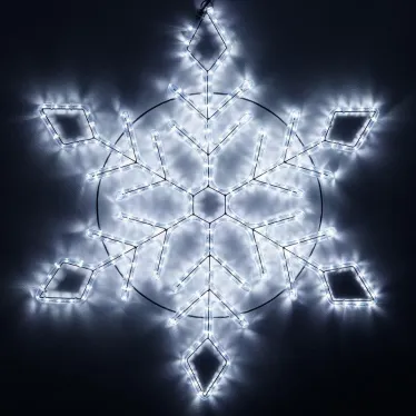 Фигура ARD-SNOWFLAKE-M9-900x900-360LED White (230V, 22W) (Ardecoled, IP65) | 034256 | Arlight