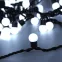 Светодиодная гирлянда ARD-BALL-CLASSIC-D17.5-10000-BLACK-100LED WHITE (230V, 7W) | 025583 | Arlight