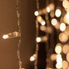 Светодиодная гирлянда ARD-CURTAIN-CLASSIC-2000x9000-CLEAR-2200LED-WATERFALL Warm (230V, 180W) | 024877 | Arlight