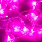 Светодиодная гирлянда ARD-STRING-CLASSIC-10000-CLEAR-100LED-FLASH PINK (230V, 7W) | 025792 | Arlight