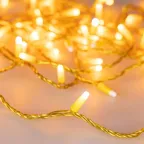 Светодиодная гирлянда ARD-STRING-CLASSIC-10000-YELLOW-100LED-MILK-FLASH Yellow (230V, 7W) (Ardecoled, IP65) | 031201 | Arlight