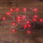                  Гирлянда светодиодная "Звездочки" 20 LED КРАСНЫЕ 2,8 метра | 303-034 | NEON-NIGHT
               