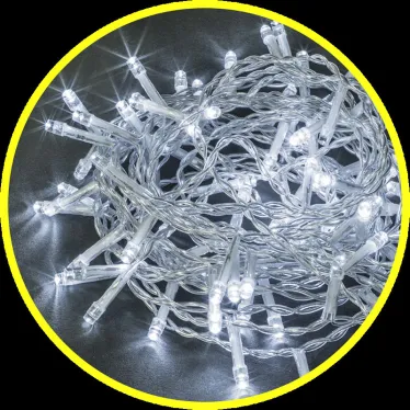 Гирлянда световая  NGF-S01-100CW-5-6.5m-230-C8-TR-IP20 | 61808 | Navigator