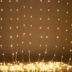                  Гирлянда светодиодная   ENIN-200WL занавес водопад теплый белый 3*2 м 200 LED IP20 | Б0060416 | ЭРА
               