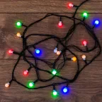                  Гирлянда светодиодная "Цветные Шарики" 20 LED МУЛЬТИКОЛОР 2,8 метра | 303-060 | NEON-NIGHT
               