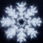 Фигура ARD-SNOWFLAKE-M8-950x950-540LED White (230V, 33W) (Ardecoled, IP65) | 034254 | Arlight