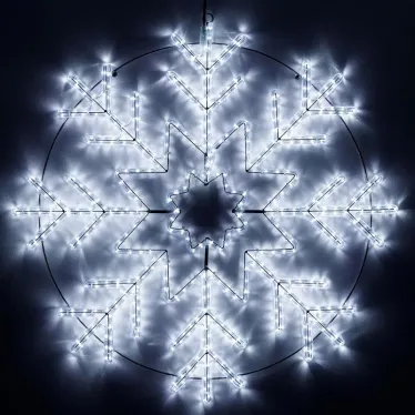 Фигура ARD-SNOWFLAKE-M8-950x950-540LED White (230V, 33W) (Ardecoled, IP65) | 034254 | Arlight