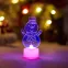 Фигура светодиодная на подставке "Снеговик с шарфом 2D", RGB | 501-053 | NEON-NIGHT