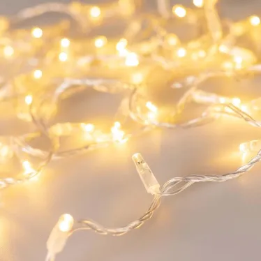 Светодиодная гирлянда ARD-STRING-CLASSIC-10000-CLEAR-100LED-FLASH Warm/Warm (230V, 7W) (Ardecoled, IP65) | 025814 | Arlight