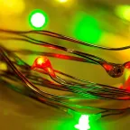 Гирлянда Роса 2 м, 20 LED, цвет свечения мультиколор, тонкий батарейный блок | 303-009-1 | NEON-NIGHT