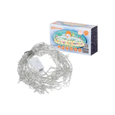 Гирлянда светодиодная "Бахрома" 1,9х0,5 м, 68LED, многоцветн., 8 режимов, 250 В, IP20, | SQ0361-0078 | TDM