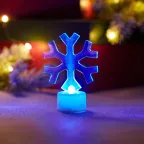 Фигура светодиодная на подставке "Снежинка", RGB | 501-055 | NEON-NIGHT