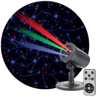 Проектор Laser Калейдоскоп,  ENIOP-05  , IP44, 220В (12/252) | Б0047976 | ЭРА