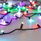 Светодиодная гирлянда ARD-STRING-CLASSIC-10000-BLACK-100LED-MILK-SYNC RGB (230V, 6.5W) (Ardecoled, IP65) | 028214 | Arlight