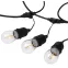 Гирлянда нить Филамент, ERABL-FIL1 4,5 м, длина провода 60 см, 10 LED, теплый белый, E27, каучук, 220В, IP44 | Б0056017 | ЭРА