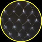 Гирлянда световая  NGF-N01-240CW-12-2x2m-230-TR-IP20 | 61851 | Navigator