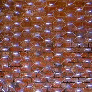 Гирлянда "Сеть" 2x3м, белый КАУЧУК, 432 LED Белые | 217-145 | NEON-NIGHT