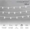 Шнур Belt-Light 2 жилы шаг 15 см патроны e27 влагостойкая IP65 белый шнур | 331-251 | NEON-NIGHT