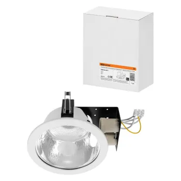 Светильник встраиваемый под лампу ЛВО 05 Downlight 2х20Вт КЛЛ Е27 IP20 | SQ0342-0031 | TDM