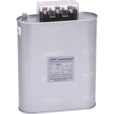 Конденсатор трехфазный BZMJ 0.4-30-3 АС400В, 30 кВАр | 516362 | CHINT