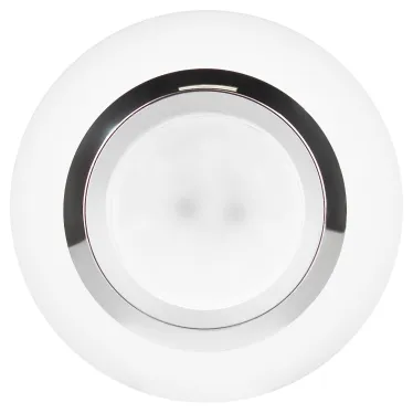 Светильник подвесной потолочный PL32 WH/CH MR16 GU10 круг белый, хром