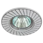 Светильник встраиваемый ST6 CH/WH штампованный MR16,12V/220V, 50W белый/хром | Б0036488 | ЭРА
